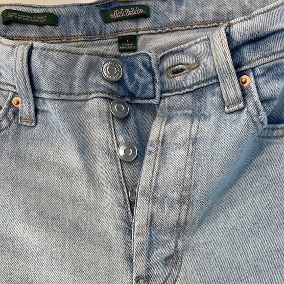 NWT Wild Fable super high-rise straight jeans Size 6 - Picture 8 of 13